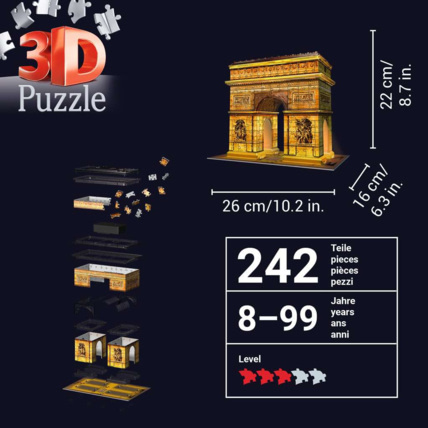 Avis Puzzle Arc de Triomphe illuminé - de 8 ans RAVENSBURGER 6