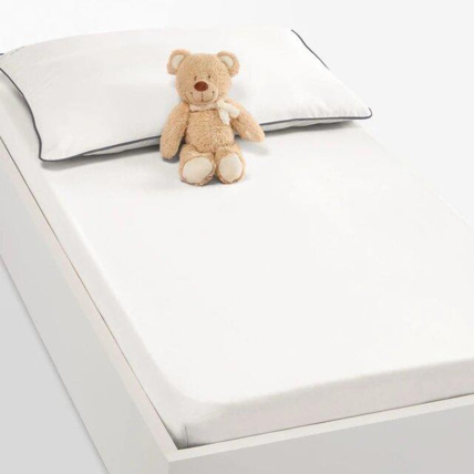 Avis Lot de 2 drap-housses unis bébé pur coton, Xelie LA REDOUTE 1