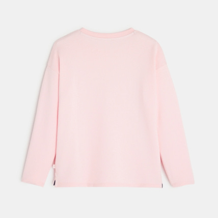 Avis Sweat à pois rose fille OKAIDI 3
