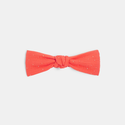 Avis Headband noué à studs dorés rose fille OKAIDI 1