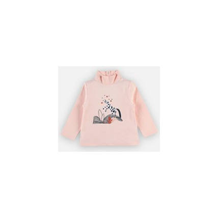Avis T-shirt col roulé licorne en coton BIO NOUKIE'S 1