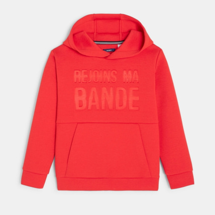 Avis Sweat-shirt à message rouge garçon OKAIDI 2