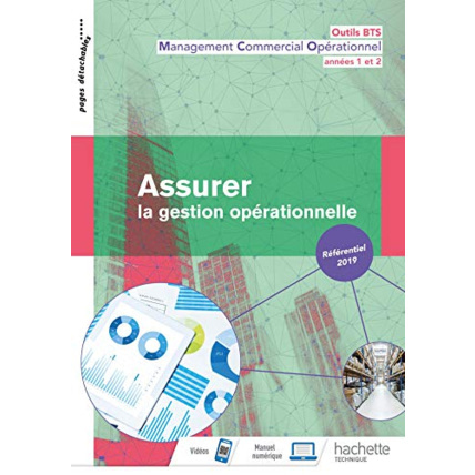 Avis Outils BTS Assurer la gestion opérationnelle 1re et 2 année BTS MCO - Livre élève - Éd. 2019 Hachette Éducation 1