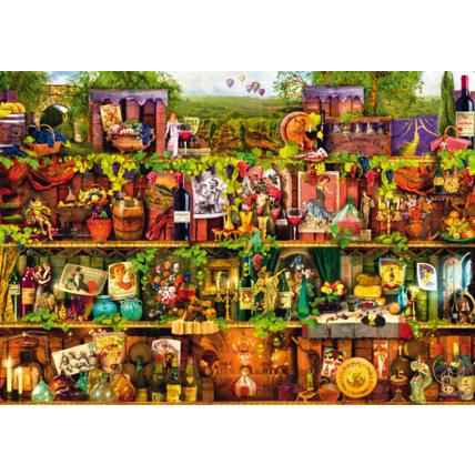 Avis Puzzle Wine Shelf BLUEBIRD PUZZLE 1