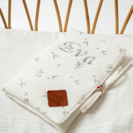 Avis Protège carnet de santé bébé en gaze de coton, Melody Sevira Kids 2