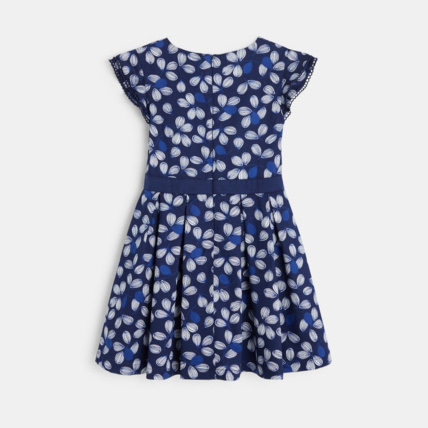 Avis Robe évasée imprimée bleue fille OKAIDI 4