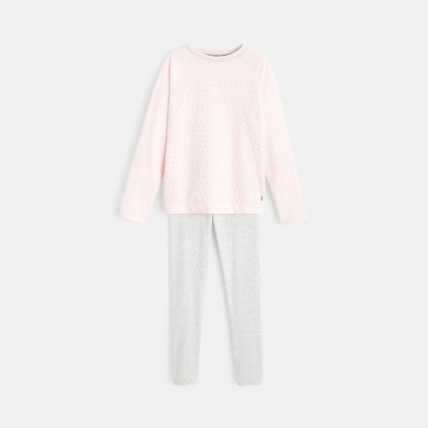 Avis Pyjama 2 pièces jersey bio fleurs rose fille OKAIDI 2