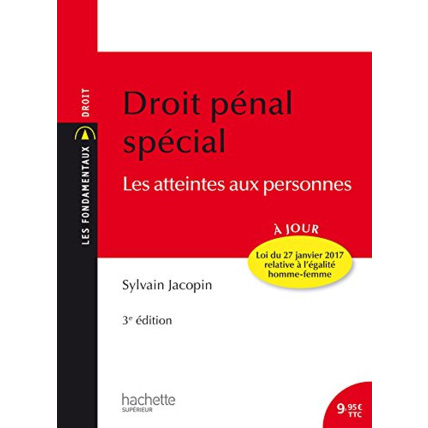 Avis Droit pénal spécial Hachette Éducation 1