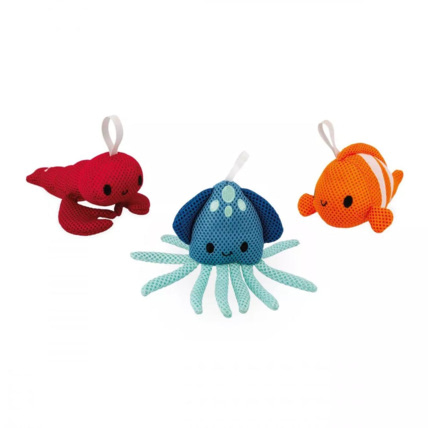 Avis 3 éponges de bain animaux Marins JANOD 1