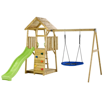 Avis Aire de jeux portique en bois WOODI Kangui 1