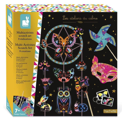 Avis Coffret multi-activités Scratch Art JANOD 1