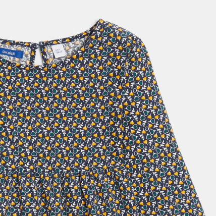 Avis Robe évasée en velours imprimé OKAIDI 3