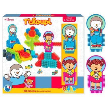 Avis Boîte de 50 blocs et 2 figurines de T'choupi et Lalou BLOKO 1