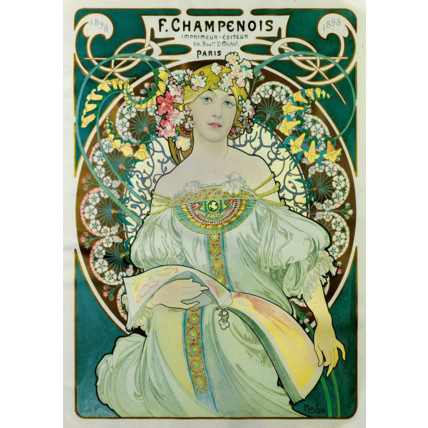 Avis Puzzle Mucha - Daydream, 1897 BLUEBIRD PUZZLE 1