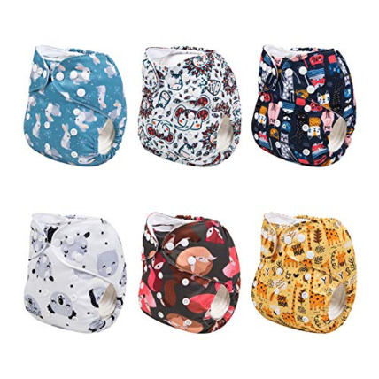 Avis Lot de 6 couches lavables ALVABABY 9