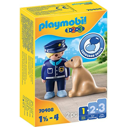 Avis Playmobil 1.2.3 - Policier avec chien PLAYMOBIL 1