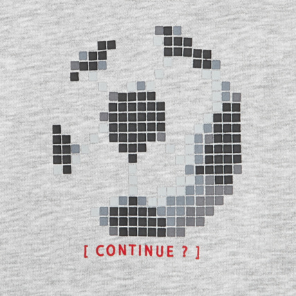 Avis Sweat-shirt à capuche motif pixels gris garçon OKAIDI 3