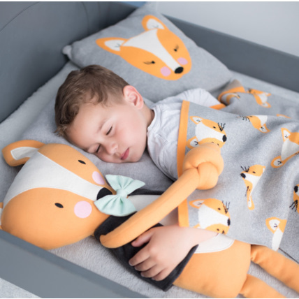 Avis Taie de coussin en tricot de coton, RENARD Sevira Kids 2