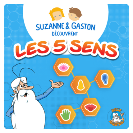 Avis Livre audio enfant - Suzanne et Gaston découvrent les 5 sens lunii 1