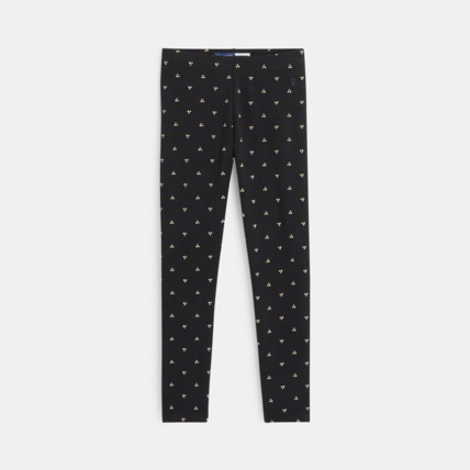 Avis Leggings imprimés petits motifs noir fille OKAIDI 1