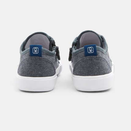Avis Tennis toile bicolores bleues garçon OKAIDI 4