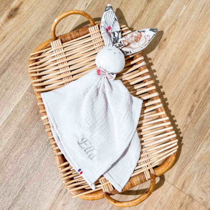 Avis Doudou plat Lapin personnalisable, Néo Vintage Sevira Kids 2