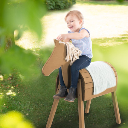 Avis Cheval de jardin en bois massif ROBA 7