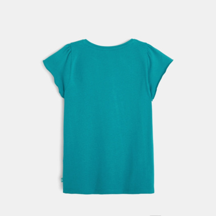 Avis T-shirt imprimé animaux zèbres vert fille OKAIDI 3