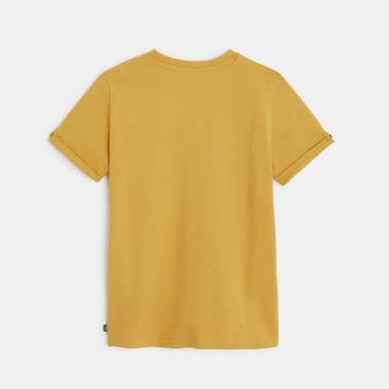 Avis T-shirt à message "road trip" jaune garçon OKAIDI 4