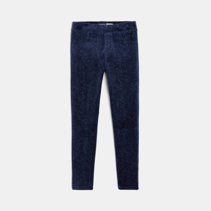 Tregging velours paillete bleu fille OKAIDI Comparateur Avis Prix