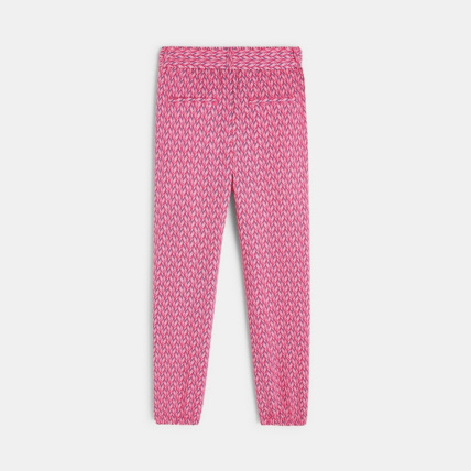 Pantalon fluide imprime rose fille OKAIDI Comparateur Avis Prix
