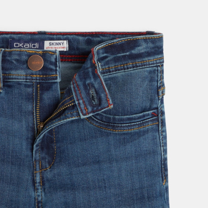 Avis Jean bleu skinny ultra-résistant garçon OKAIDI 2