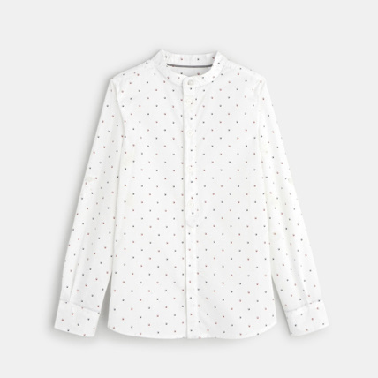 Avis Chemise à motifs bleue garçon OKAIDI 1