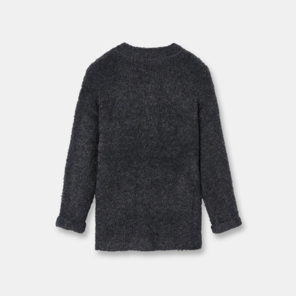 Avis Gilet en tricot bouclettes gris fille OKAIDI 2
