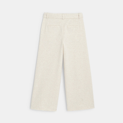 Avis Pantalon taille haute paper bag beige fille OKAIDI 4
