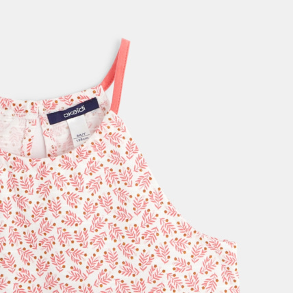 Avis Robe imprimée à bretelles rose fille OKAIDI 3