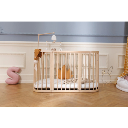 Avis Berceau Évolutif Rectangulaire 7 en 1 avec matelas Mon Lit Cabane 1