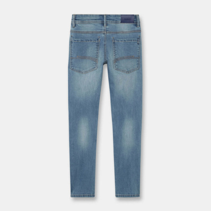Avis Jean slim hyper-stretch bleu garçon OKAIDI 2