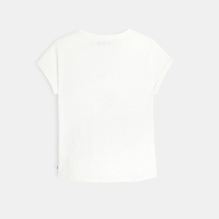 Avis T-shirt à motif et message rouge fille OKAIDI 4