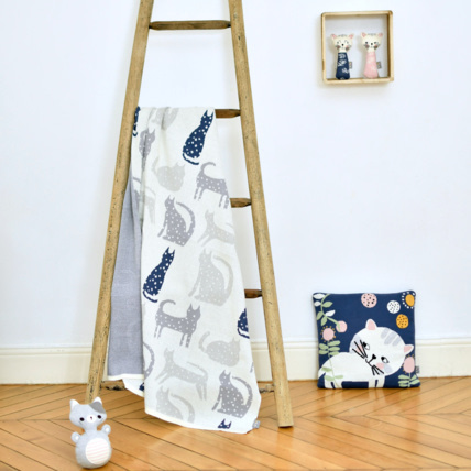Avis Couverture en coton bio, Chat Sevira Kids 3