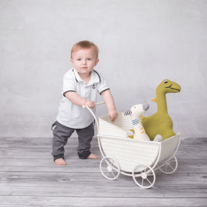 Avis Peluche en coton tricot, Dinosaure Sevira Kids 4