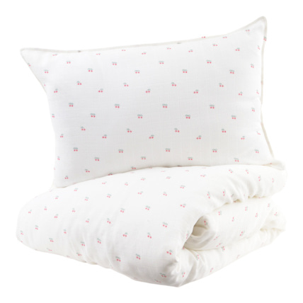 Avis Parure de lit bébé taie et housse de couette little crevette 4