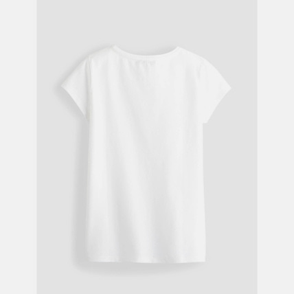 Avis T-shirt à motifs 3D blanc fille OKAIDI 2