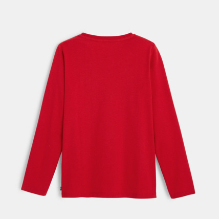 Avis T-shirt sequins magiques rouge garçon OKAIDI 2