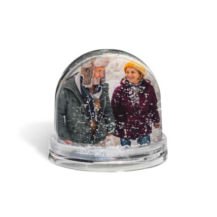 Avis Boule avec photo personnalisée - Forme Coeur ou Neige CEWE 1