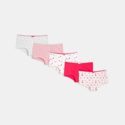 Avis Culottes forme boxer (lot de 5) rose fille OKAIDI 1