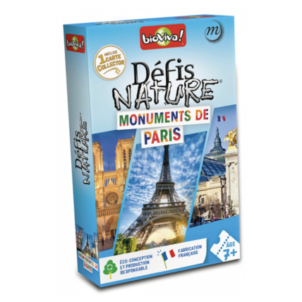 Avis Jeu éducatif Défis nature Monuments de Paris BIOVIVA 1