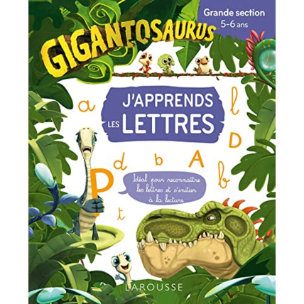 Avis GIGANTOSAURUS J'apprends les lettres - GS LAROUSSE 1