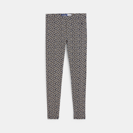 Avis Legging imprimé "petit feuillage" bleu fille OKAIDI 1