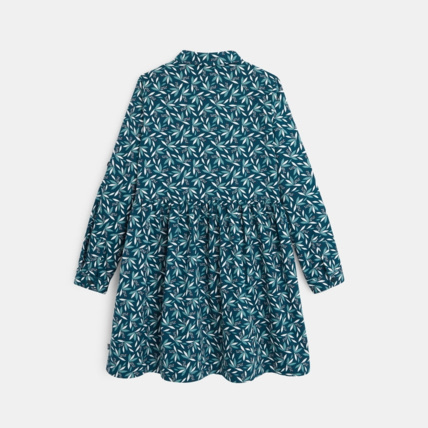 Avis Robe-chemisier évasée verte fille OKAIDI 2